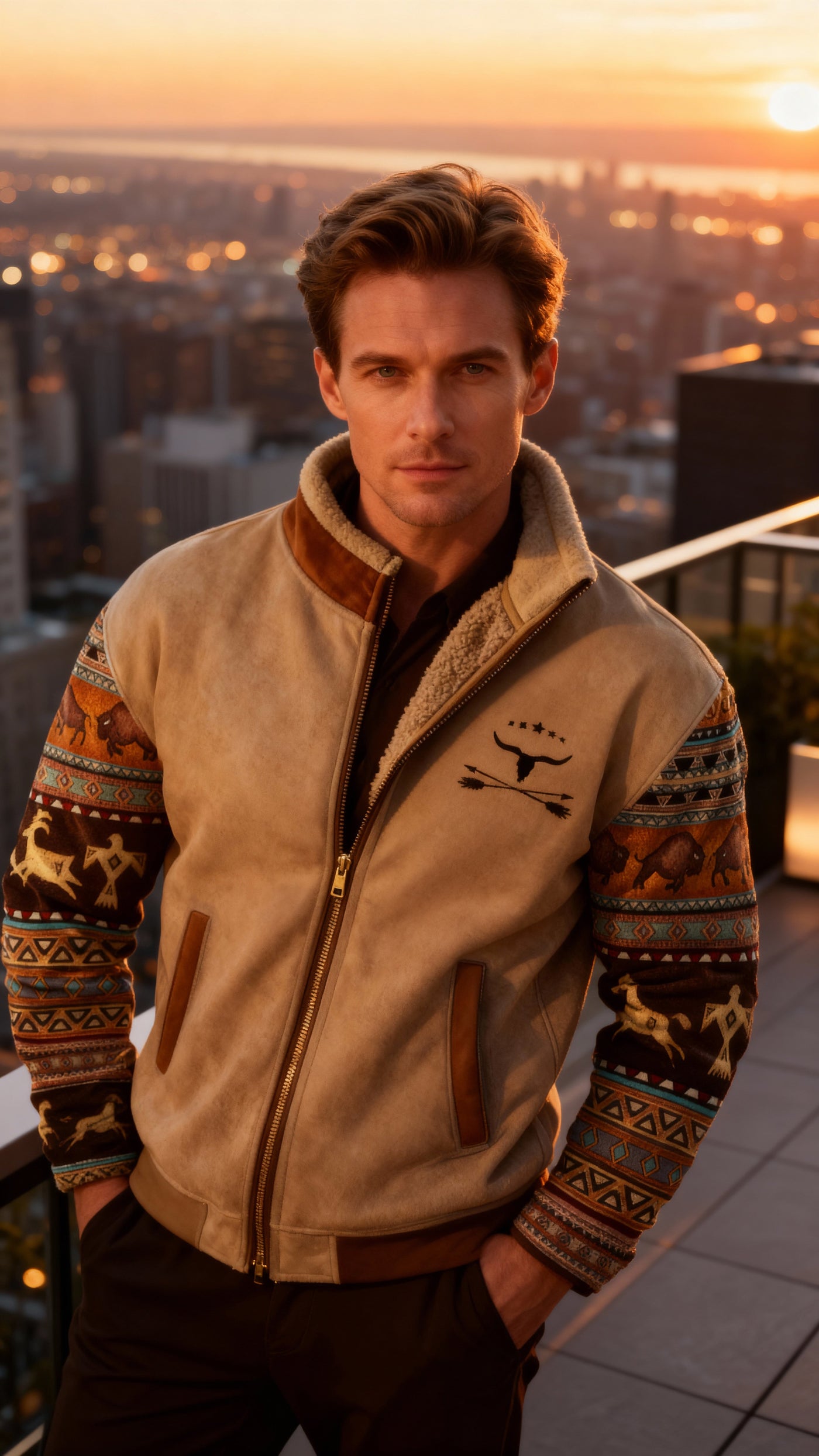 Isak | Stilig fleecejakke med termo-fôr